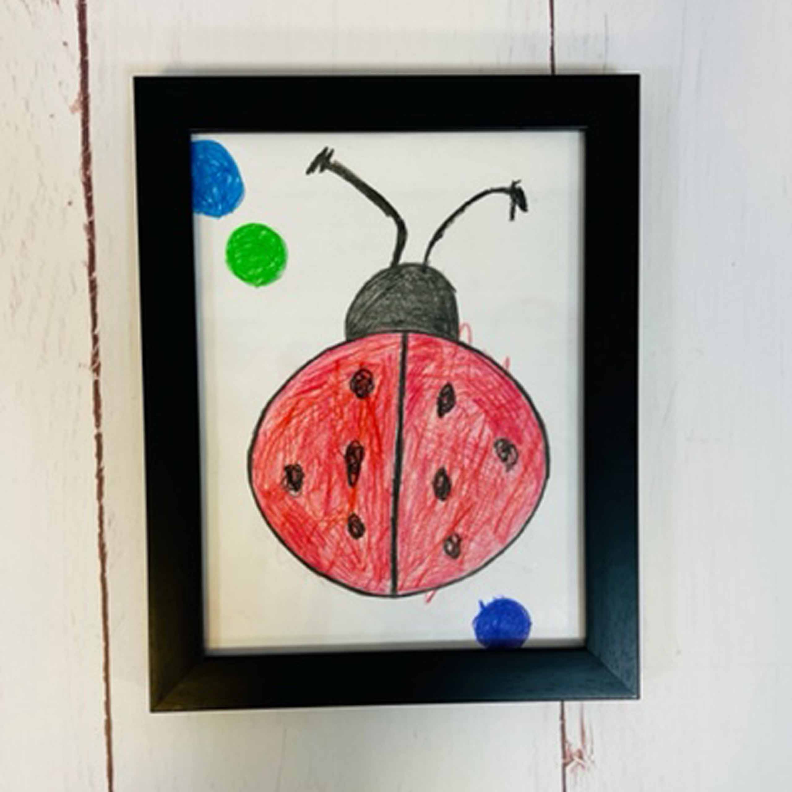 نقاشی طه کودک با اختلال اتیسم