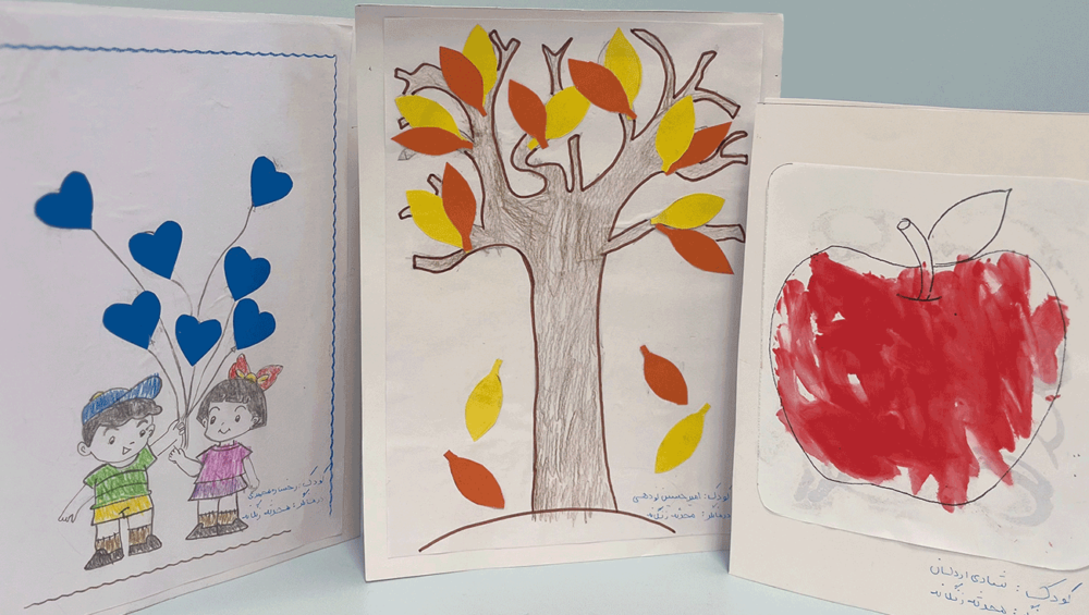 کاردستی‌های کودکان در دوست اتیسم گرگان