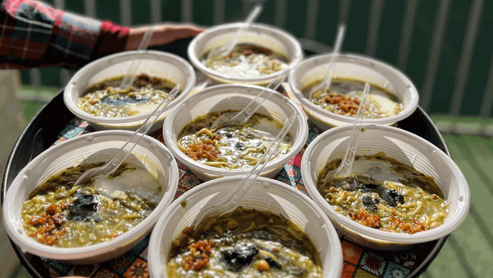 پخت نذری در دوست اتیسم شعبه قزوین