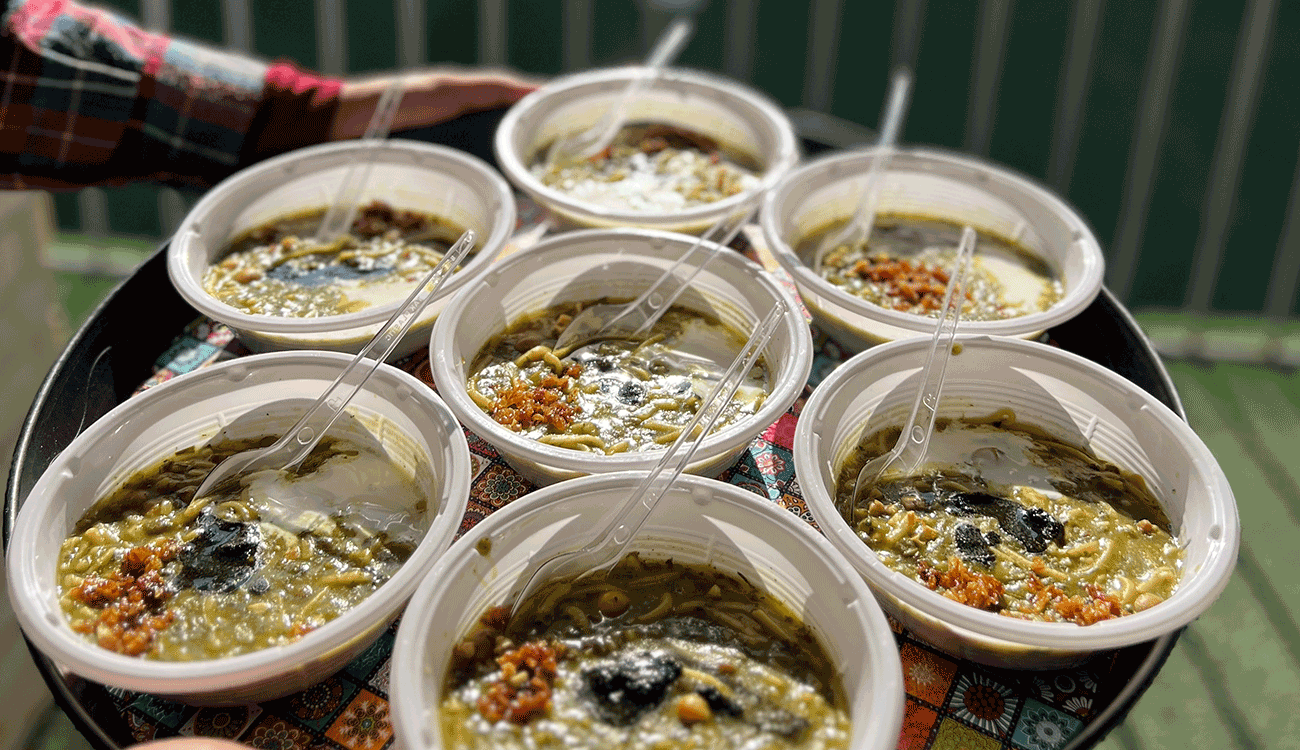 پخت نذری در دوست اتیسم شعبه قزوین