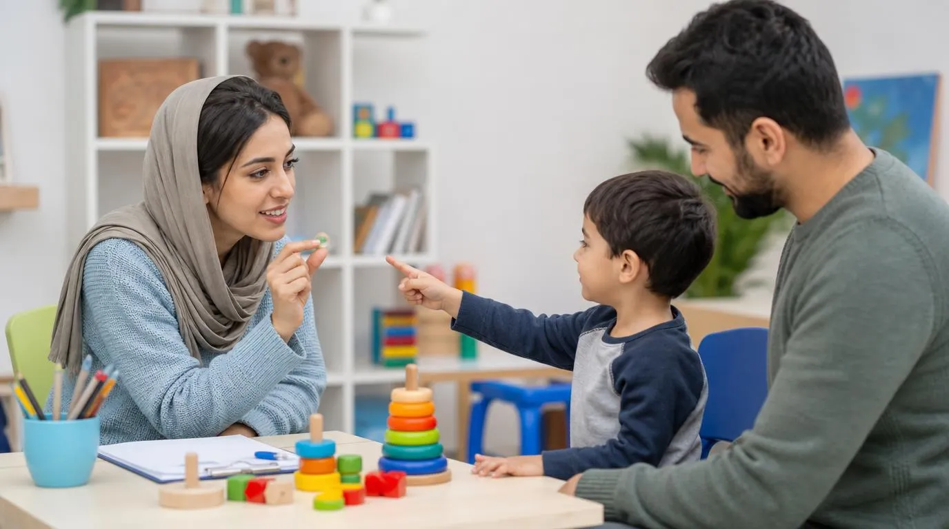 تشخیص تفاوت تأخیر گفتار با اتیسم توسط متخصص