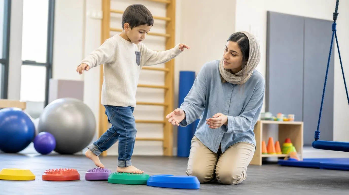 سنجش عملکرد حسی و حرکتی کودک در کلینیک