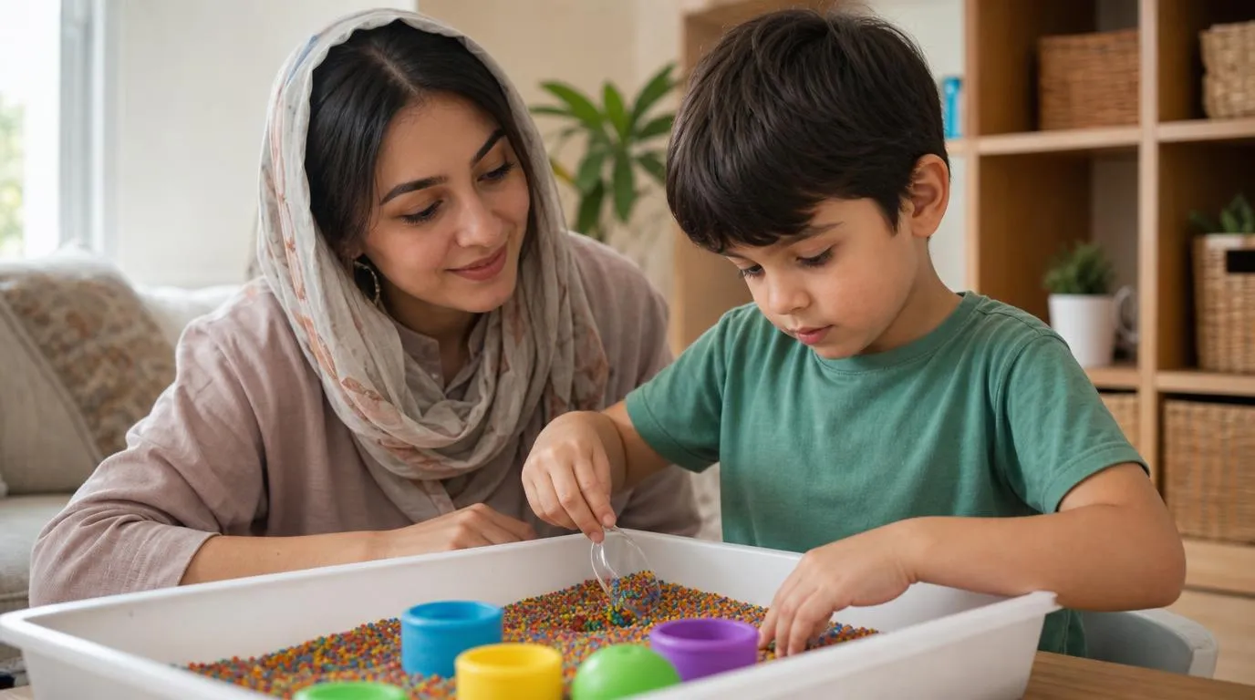 فعالیت حسی خانگی برای کودکان دارای اتیسم